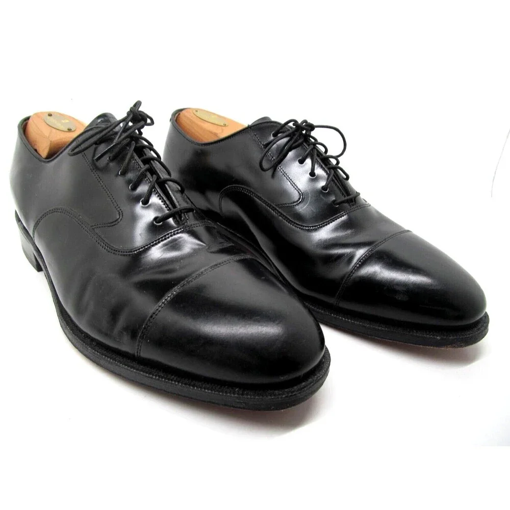 Johnston & Murphy Optima Comfort Cap Toe Oxfords Size US 9 3E/E +Shoe Trees